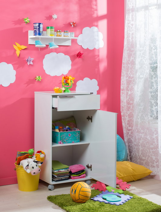 Hanah Home Armario multiusos Adr-411-Pp-1 Blanco